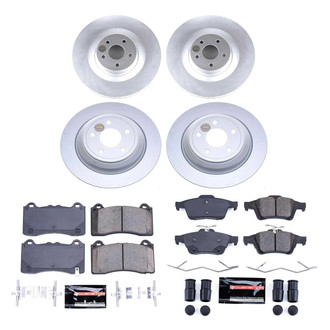 PowerStop® - Z23 Evolution Geomet® Plain Front and Rear Brake Kit