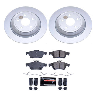 PowerStop® - Z23 Evolution Geomet® Plain Rear Brake Kit