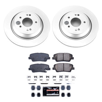 PowerStop® - Z23 Evolution Geomet® Plain Rear Brake Kit