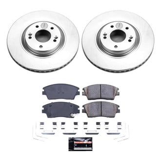 PowerStop® - Z23 Evolution Geomet® Plain Front Brake Kit