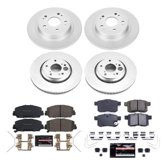 PowerStop® - Z23 Evolution Geomet® Plain Front and Rear Brake Kit