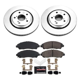 PowerStop® - Z23 Evolution Geomet® Plain Front Brake Kit