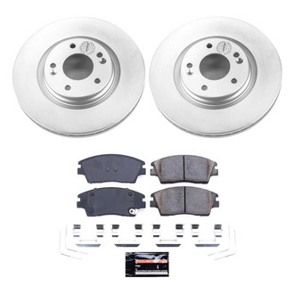 PowerStop® - Z23 Evolution Geomet® Plain Front Brake Kit