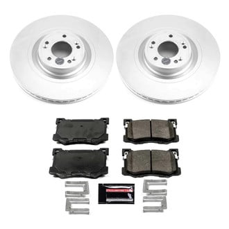 PowerStop® - Z23 Evolution Geomet® Plain Front Brake Kit