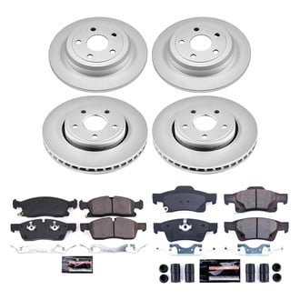 PowerStop® - Z23 Evolution Geomet® Plain Front and Rear Brake Kit