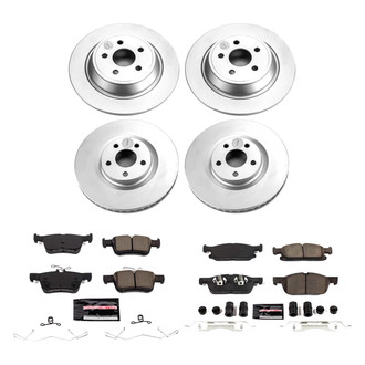 PowerStop® - Z23 Evolution Geomet® Plain Front and Rear Brake Kit