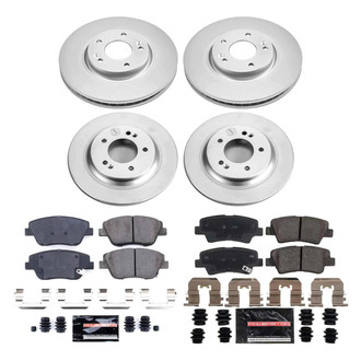 PowerStop® - Z23 Evolution Geomet® Plain Front and Rear Brake Kit