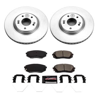 PowerStop® - Z23 Evolution Geomet® Plain Front Brake Kit
