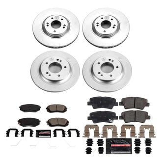 PowerStop® - Z23 Evolution Geomet® Plain Brake Kit
