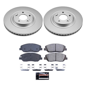 PowerStop® - Z23 Evolution Geomet® Plain Front Brake Kit