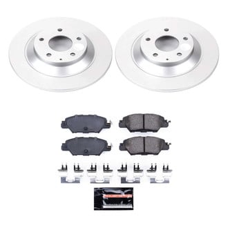 PowerStop® CPK7516-23 - Z23 Evolution Geomet® Plain Rear Brake Kit