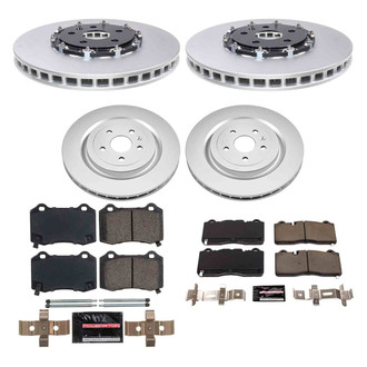 PowerStop® - Z23 Evolution Geomet® Plain Front and Rear Brake Kit