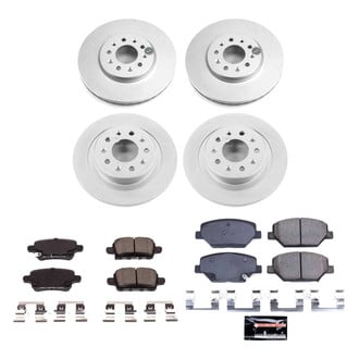PowerStop® - Z23 Evolution Geomet® Plain Front and Rear Brake Kit