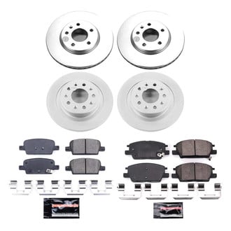 PowerStop® - Z23 Evolution Geomet® Plain Front and Rear Brake Kit