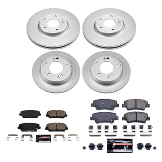 PowerStop® - Z23 Evolution Geomet® Plain Front and Rear Brake Kit