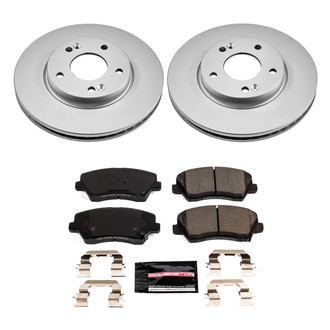 PowerStop® - Z23 Evolution Geomet® Plain Front Brake Kit