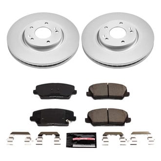 PowerStop® - Z23 Evolution Geomet® Plain Front Brake Kit