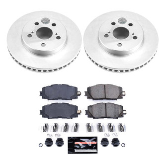 PowerStop® - Z23 Evolution Geomet® Plain Front Brake Kit