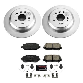 PowerStop® - Z23 Evolution Geomet® Plain Rear Brake Kit