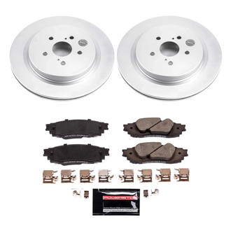 PowerStop® - Z23 Evolution Geomet® Plain Rear Brake Kit