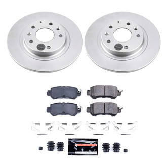 PowerStop® - Z23 Evolution Geomet® Plain Rear Brake Kit