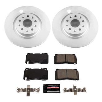 PowerStop® - Z23 Evolution Geomet® Plain Front Brake Kit