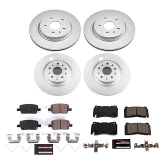 PowerStop® - Z23 Evolution Geomet® Plain Front and Rear Brake Kit