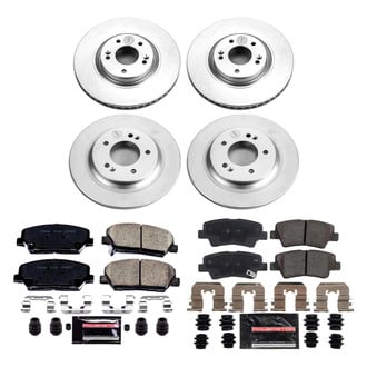 PowerStop® - Z23 Evolution Geomet® Plain Front and Rear Brake Kit