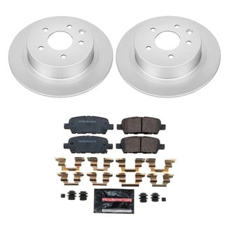 PowerStop® - Z23 Evolution Geomet® Plain Rear Brake Kit