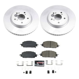 PowerStop® - Z23 Evolution Geomet® Plain Front Brake Kit