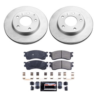 PowerStop® - Z23 Evolution Geomet® Plain Front Brake Kit