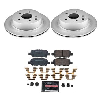 PowerStop® - Z23 Evolution Geomet® Plain Rear Brake Kit
