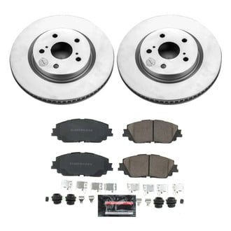 PowerStop® - Z23 Evolution Geomet® Plain Front Brake Kit