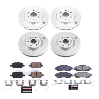 PowerStop® - Z23 Evolution Geomet® Plain Front and Rear Brake Kit