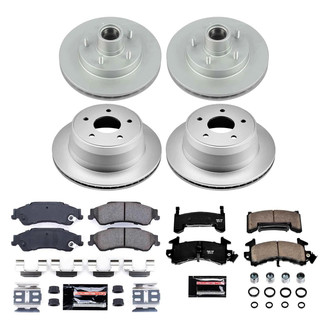 PowerStop® - Z23 Evolution Geomet® Plain Front and Rear Brake Kit