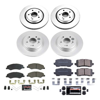 PowerStop® - Z23 Evolution Geomet® Plain Front and Rear Brake Kit