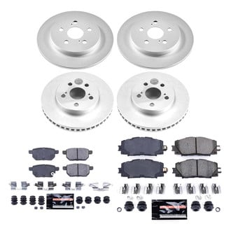 PowerStop® - Z23 Evolution Geomet® Plain Front and Rear Brake Kit