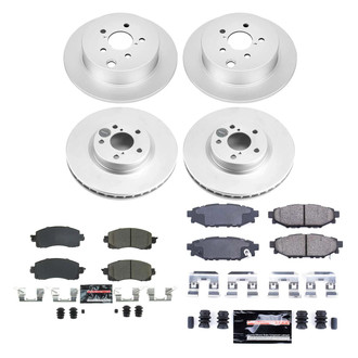 PowerStop® - Z23 Evolution Geomet® Plain Brake Kit