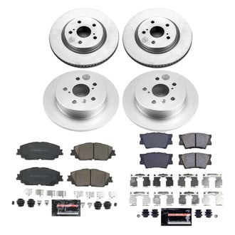 PowerStop® - Z23 Evolution Geomet® Plain Front and Rear Brake Kit