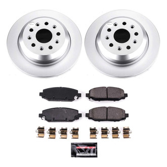 PowerStop® - Z23 Evolution Geomet® Plain Rear Brake Kit