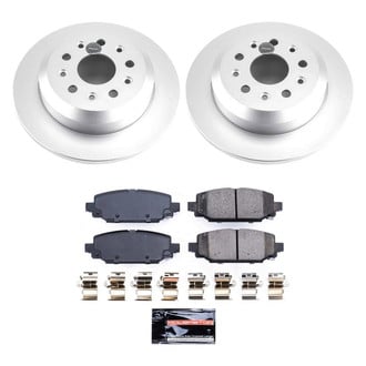 PowerStop® - Z23 Evolution Geomet® Plain Rear Brake Kit