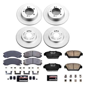 PowerStop® - Z23 Evolution Geomet® Plain Front and Rear Brake Kit