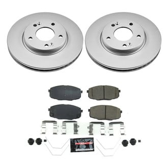 PowerStop® - Z23 Evolution Geomet® Plain Front Brake Kit