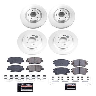 PowerStop® - Z23 Evolution Geomet® Plain Front and Rear Brake Kit
