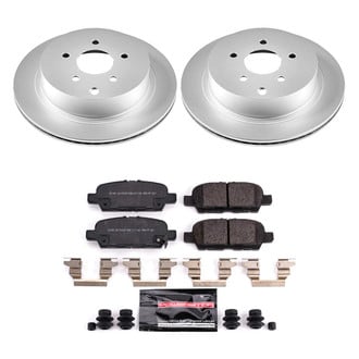 PowerStop® CPK8021-23 - Z23 Evolution Geomet® Plain Rear Brake Kit