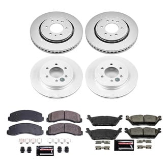 PowerStop® - Z23 Evolution Geomet® Plain Front and Rear Brake Kit