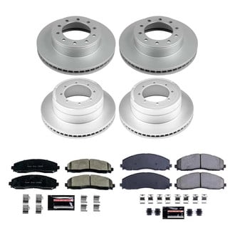 PowerStop® - Z23 Evolution Geomet® Plain Front and Rear Brake Kit
