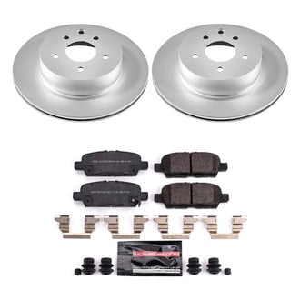 PowerStop® CPK8062-23 - Z23 Evolution Geomet® Plain Rear Brake Kit