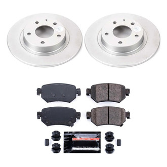 PowerStop® - Z23 Evolution Geomet® Plain Rear Brake Kit