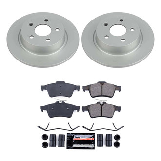 PowerStop® - Z23 Evolution Geomet® Plain Rear Brake Kit